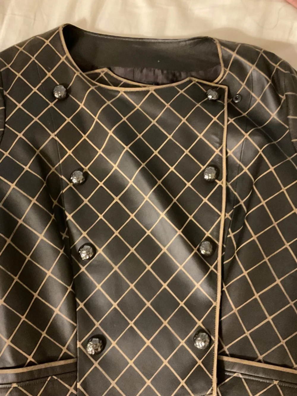 Chanel soft lambskin jacket 42